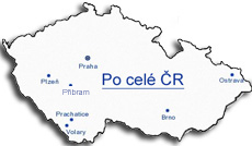 mapa celá čr